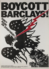 Poster produced for the campaign to make Barclays Bank