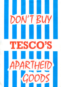 Don't buy Tesco's apartheid goods