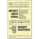 60s11. ‘Boycott South Africa’ 