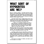 60s20. ‘What Sort of Hypocrites Are We?’