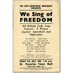 60s32. ‘We Sing of Freedom’ leaflet