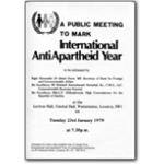 70s21. International Anti-Apartheid Year public meeting