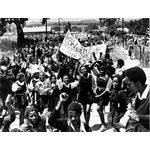 apd22. School students protest in Soweto
