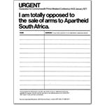 arm10. Declaration against arms sales to South Africa