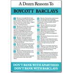 bar05. A Dozen Reasons to Boycott Barclays