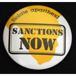 bdg33. Isolate Apartheid Sanctions Now