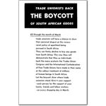 bom15. Trade unionists back the boycott