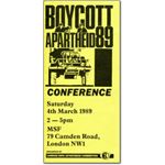 boy14. Boycott Apartheid 89 conference – London