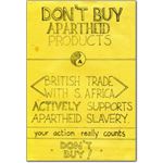 boy33. Don’t Buy Apartheid Products