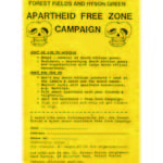 boy47. Forest Fields and Hyson Green Apartheid Free Zone Campaign