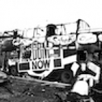 Pic9210. AAM Freedom Bus vandalised