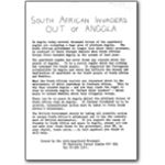 fls01. South African invaders out of Angola
