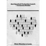 las25. GLC Anti-Apartheid Declaration launch booklet