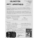 lgs94. Boycott Apartheid 89 campaign, Islington