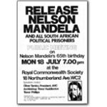 mda08. Mandela 65th birthday meeting