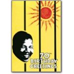 mda15. Nelson Mandela 70th birthday card