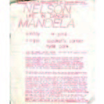 mda48. Committee of 100 Mandela demonstration
