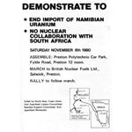 nam09. ‘End Import of Namibian Uranium’