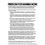 nam10. ‘Freedom for Namibia Now!