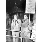 pic8211. Picket of Shirley Bassey concert, Cardiff