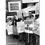 pic8921. Protesting against the cricket tour of South Africa, August 1989