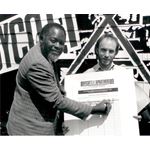 pic8930. Bernie Grant signs ‘Boycott Apartheid 89’ petition