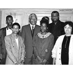 pic9312. Mandela with Stephen Lawrence’s family 