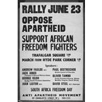 po004. Rally June 23: Oppose Apartheid: Support African Freedom Fighters