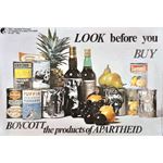po052. Look before you buy. Boycott the products of apartheid