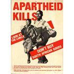 po091. Apartheid Kills. Look at the Labels