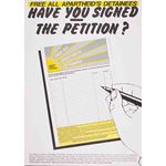 po170. ‘Free All Apartheid’s Detainees’ petition poster