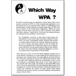 pro04. Which Way WPA?