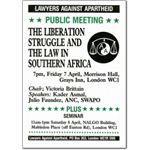 pro12. 'The Liberation struggle and the Law' meeting