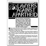 pro15. Lawyers Against Apartheid Bulletin 1