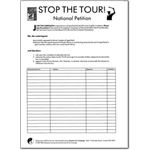 spo18. 'Stop the Gatting tour'
