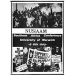 stu34. NUS/AAM conference leaflet, 1979