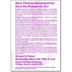wom19. Save Theresa Ramashamola!